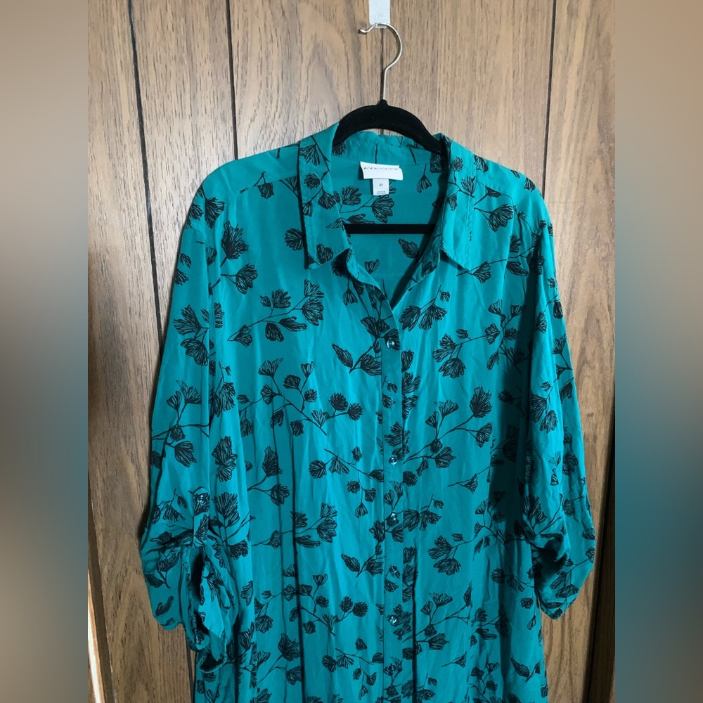 Ava & Viv 3X shirt dress